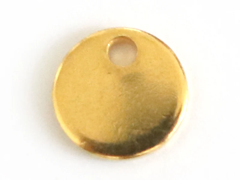 Pendentif sequin rond 6mm