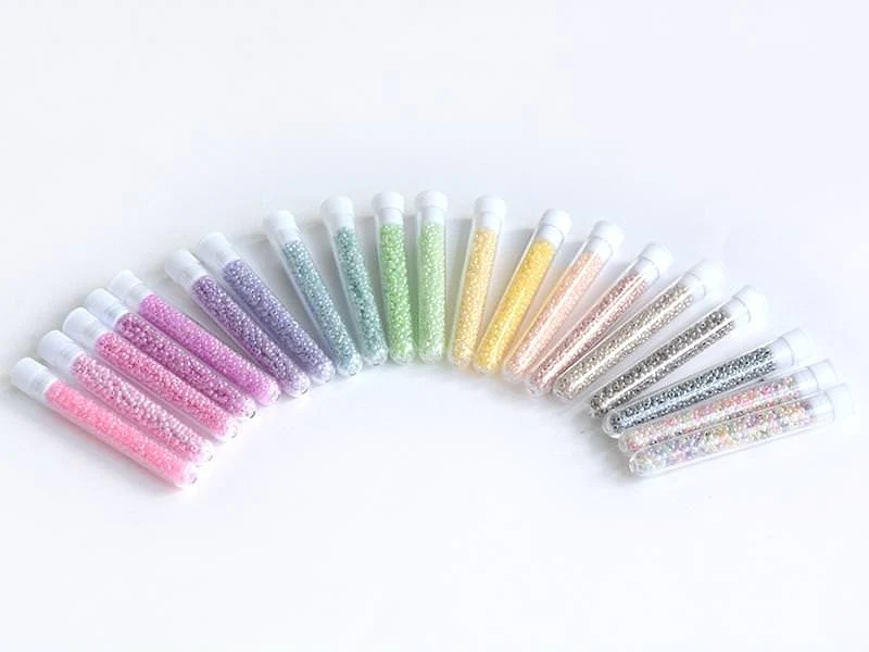 Tube de 350 perles ceylons - fuchsia foncé
